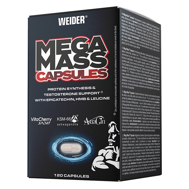 Weider Mega Mass Caps – Ultimate Muscle Growth Stimulator - Image 1