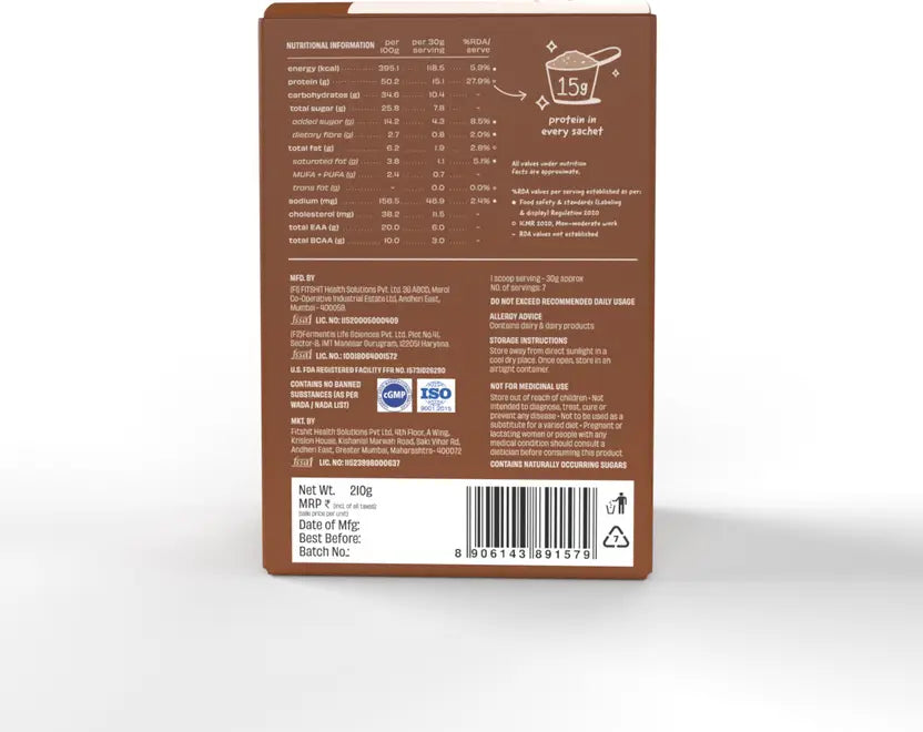 The whole truth Protein travel pack (whey iso+conc)